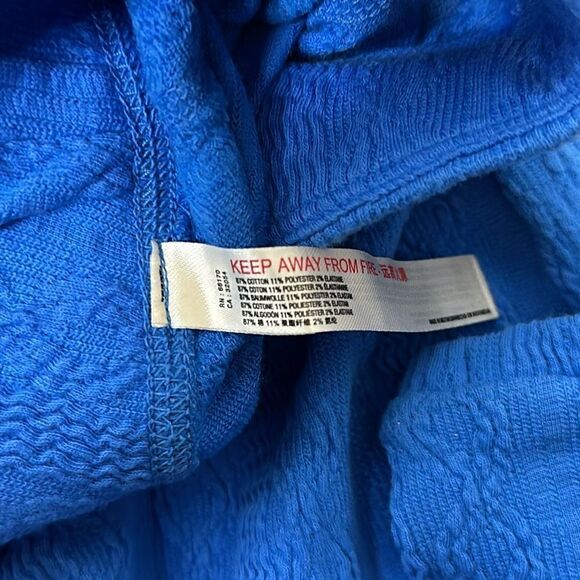 NWOT FP Movement Blue Textured Joggers - Size Medium - Picture 8 of 10